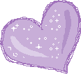 Gif animé coeur mauve